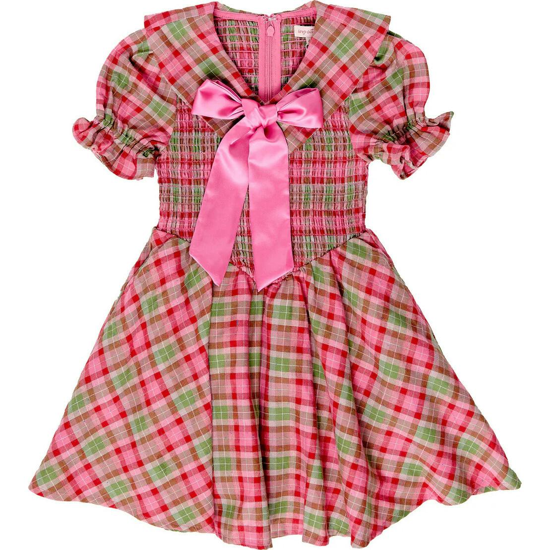 Mini Alice Dress in Rosewood Tartan – Maisonette