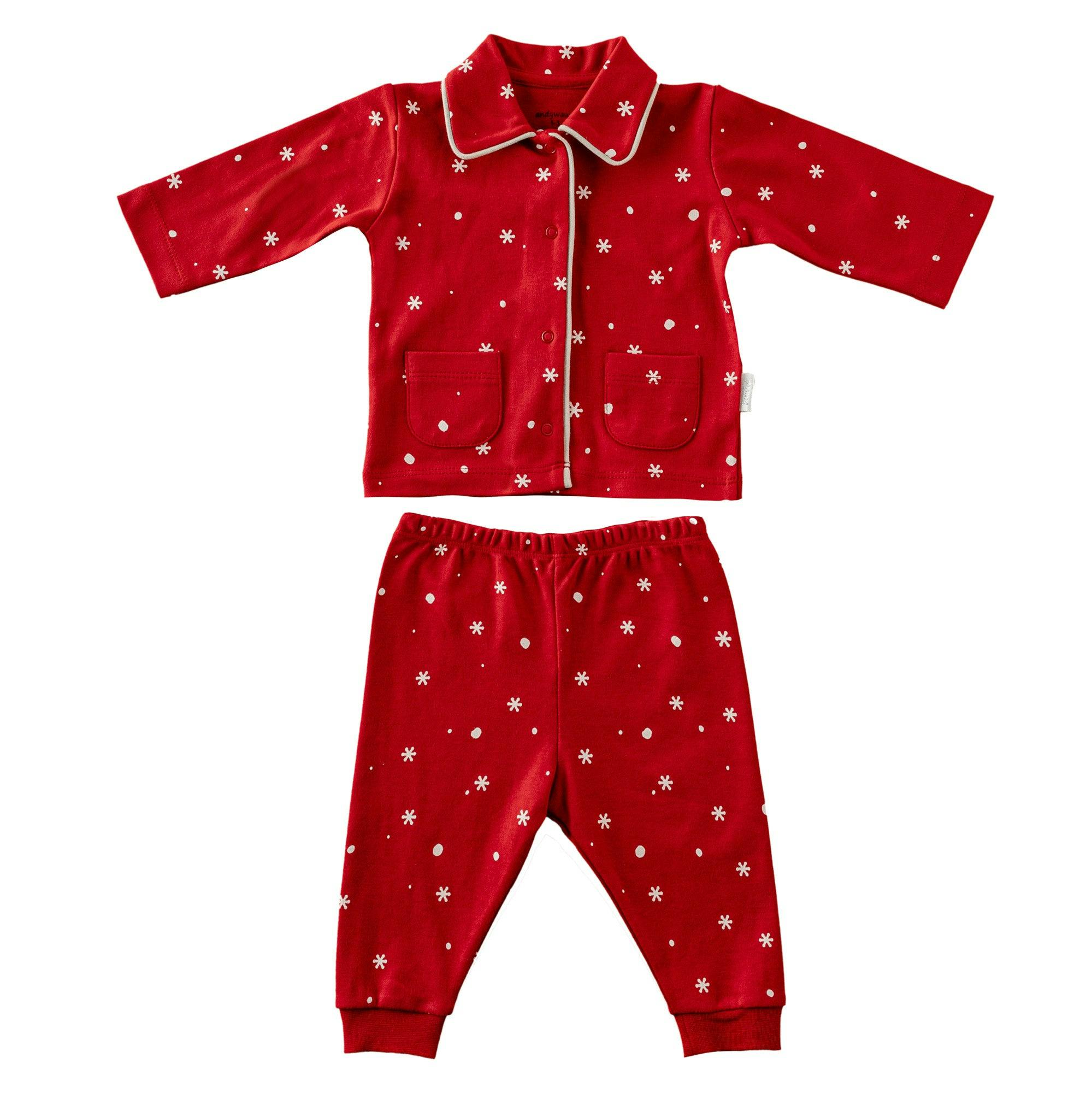 Red Holiday Print Pajamas - Maisonette