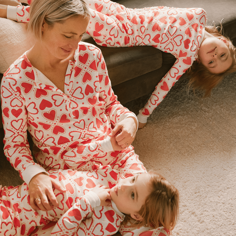 Kids's & Baby Valentine's Pajamas - Family Matching