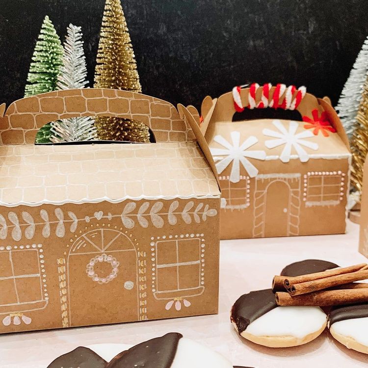 DIY Gingerbread House Box with Alice on Sunday