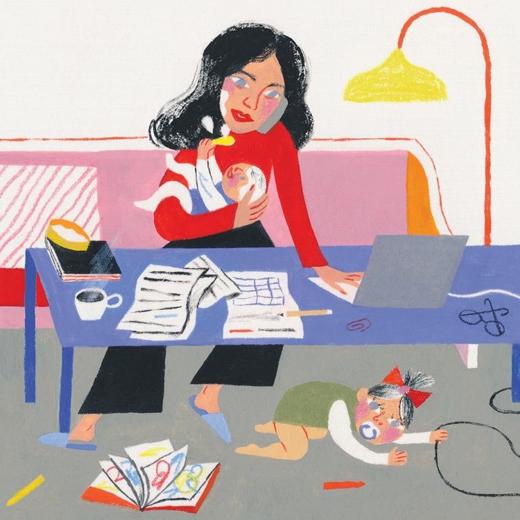 Columnist Lauren Smith Brody on working from home with kids. 