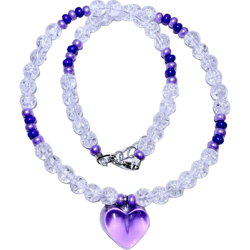 Purple Valentine Necklace