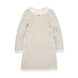 Organic Ruffle Collar Sweater Dress - Baby
