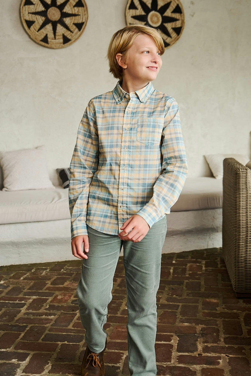 Pierfront Buttondown - Falls Plaid