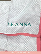 Luxe Natural Cotton Receiving Blanket