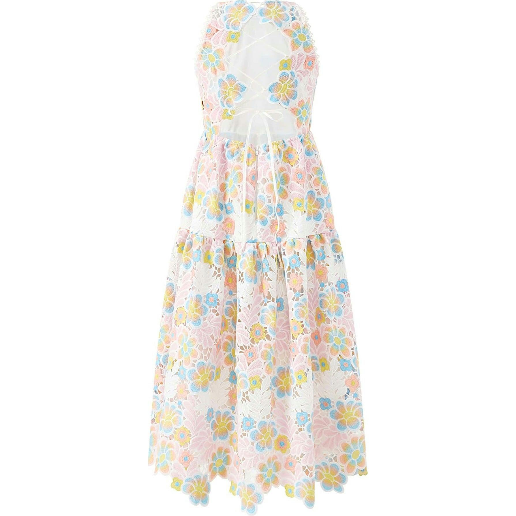 Diana Embroidered Maxi Dress