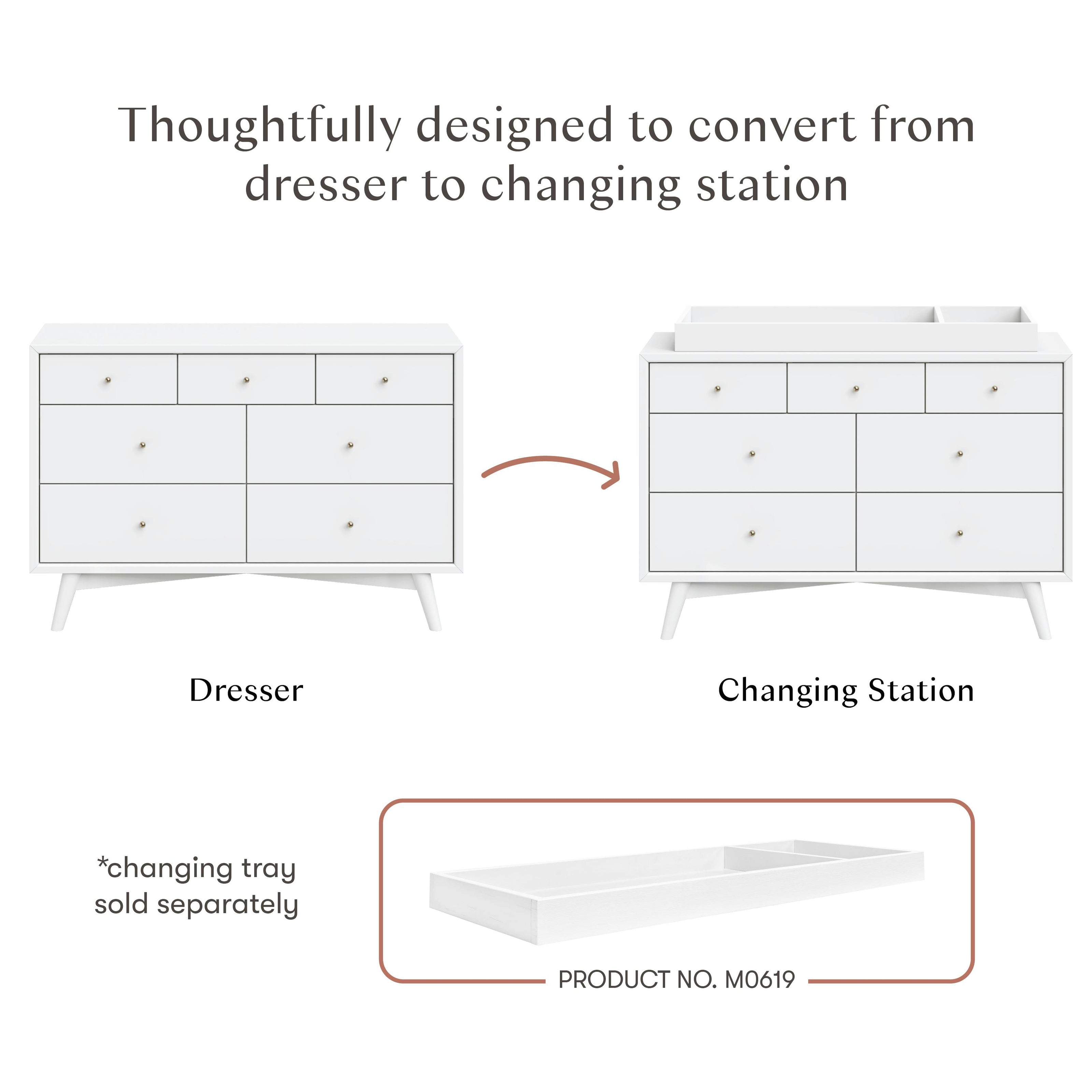 Palma 7-Drawer Wide Assembled Dresser (53
