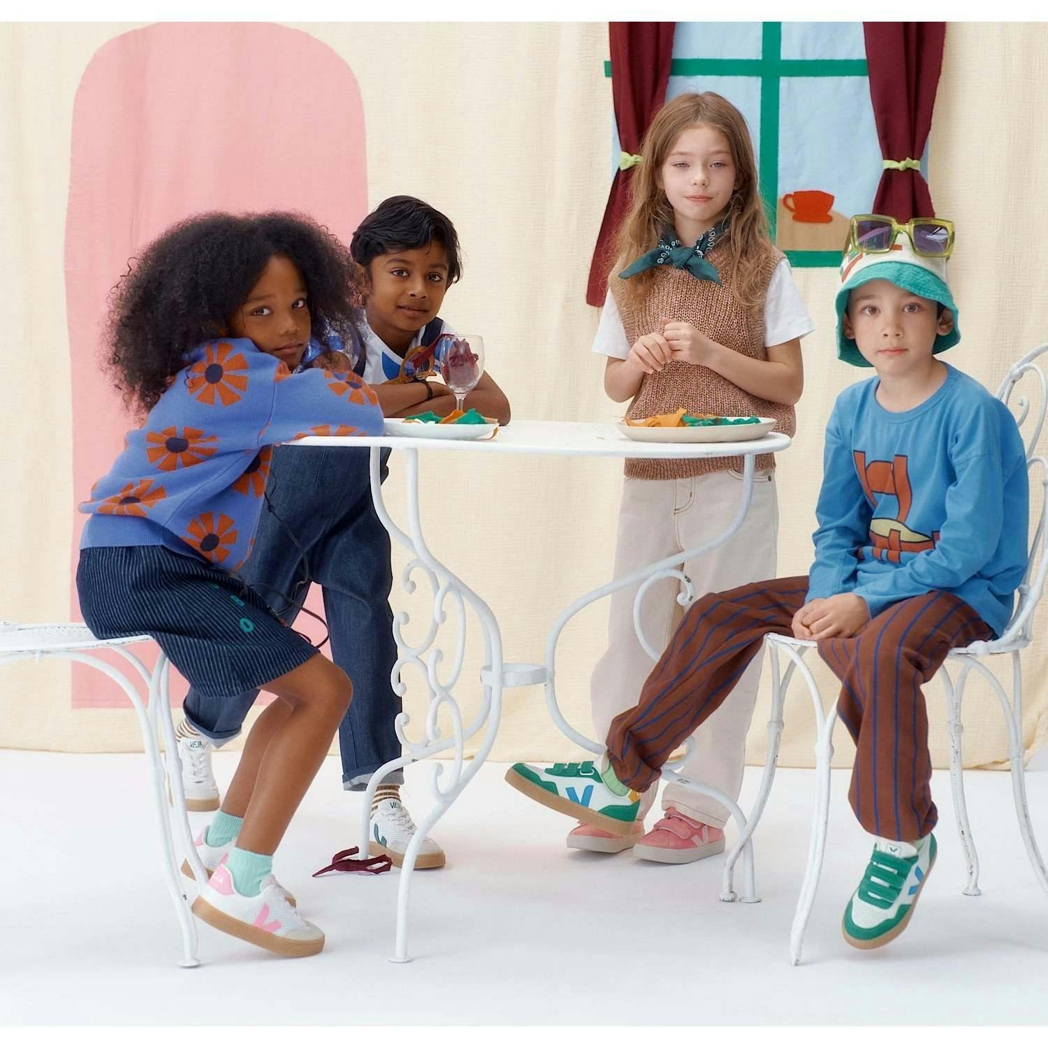 VEJA Small Volley - White Malibu Natural