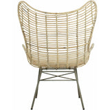 Malia Rattan Wingback Armchair