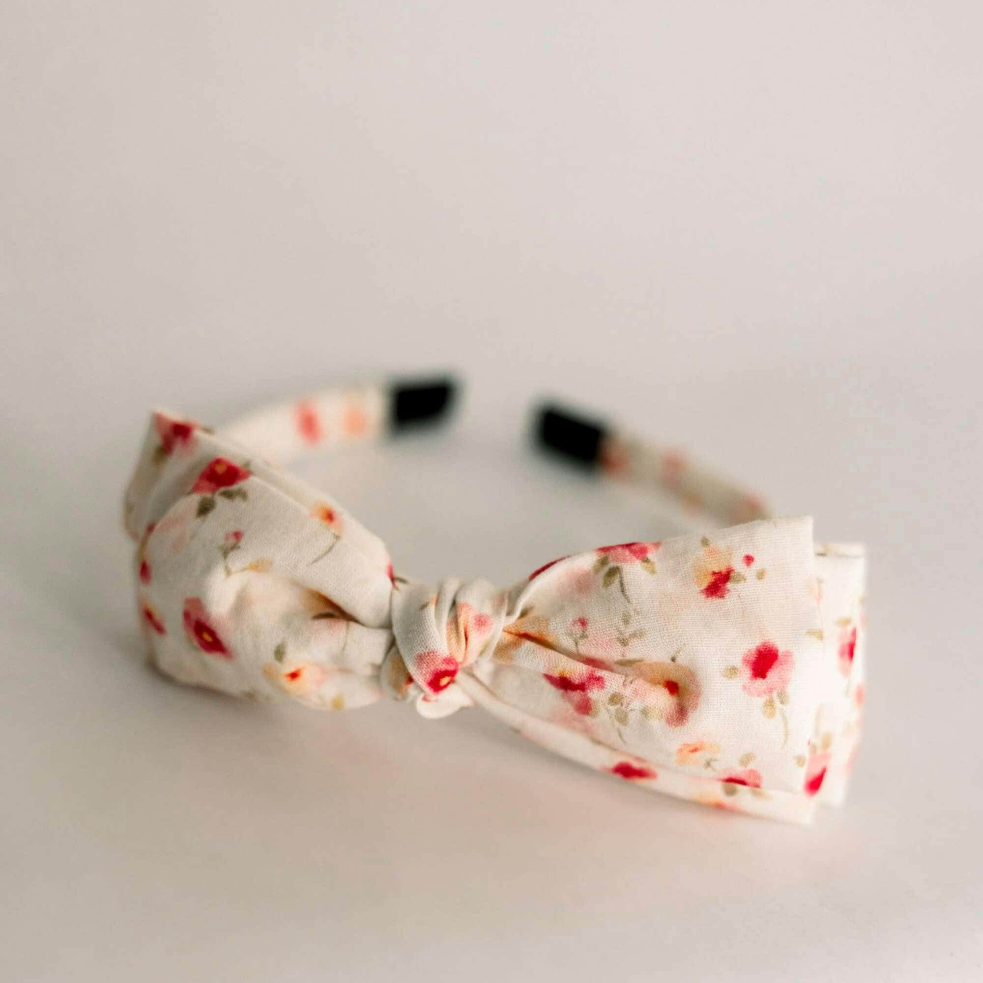 Three Little Bows Headband | Sunlit Meadow