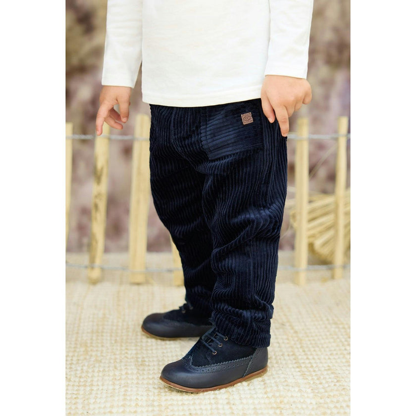 TARTINE ET CHOCOLAT Ribbed Corduroy Baby Pants