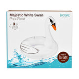 Majestic White Swan Pool Float