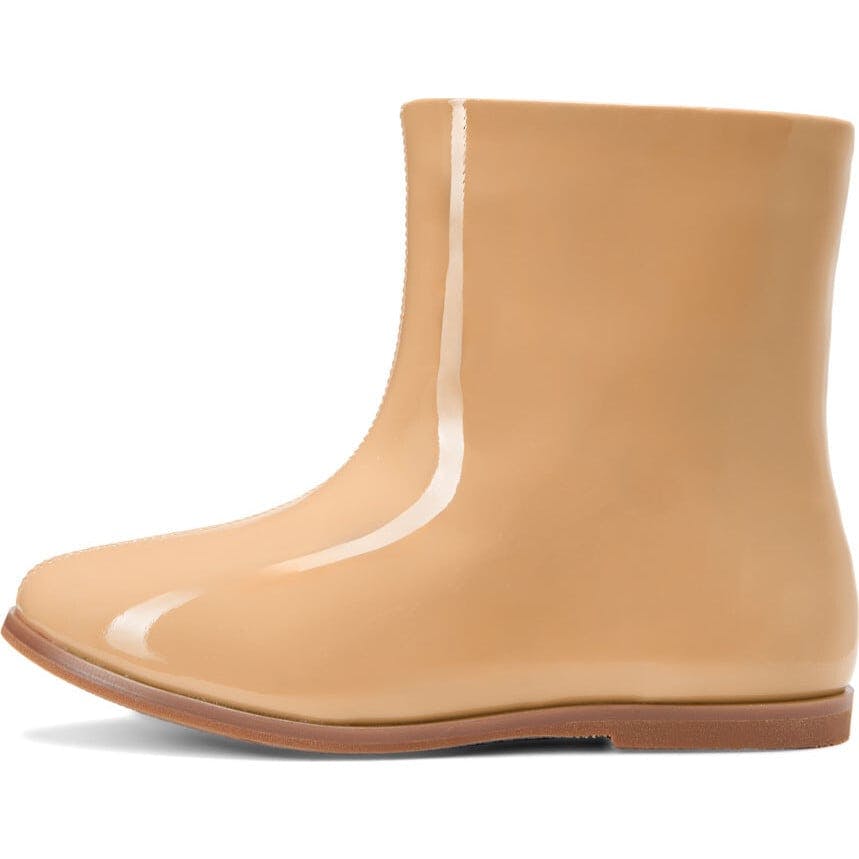 Lila Patent Leather Straight Boots