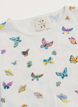 Children's Two Piece Organic Pajamas - Madame Butterfly