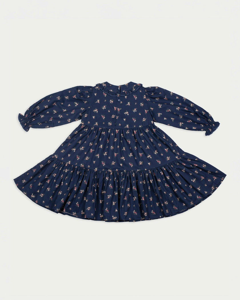 Marguerite Dress - Ditsy Bouquet Navy