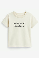 Mama Is My Bestie Organic Kids T-shirt