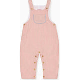 Red Stripe Coroza Baby Dungarees