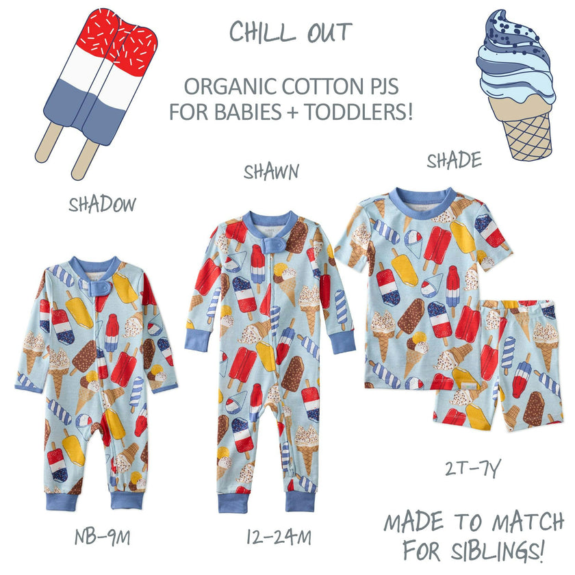 SHADOW Sleep & Play Baby Pajamas for Boys & Girls