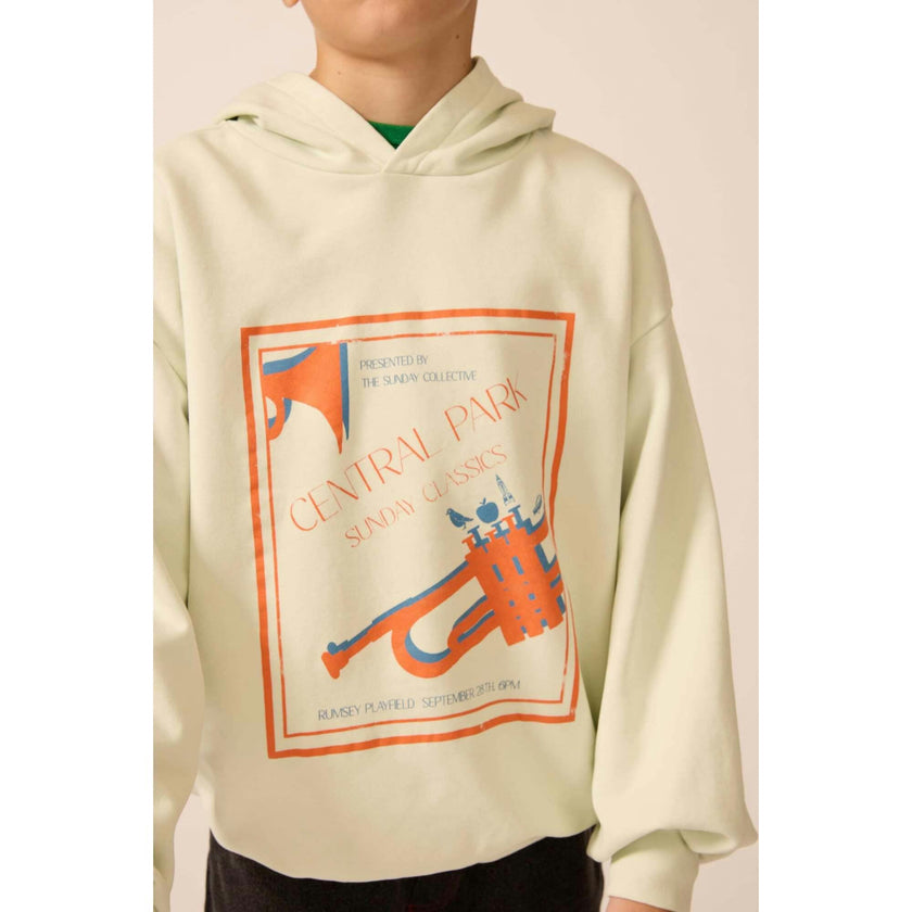 Organic Weekend Hoodie in Blue Haze