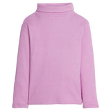 Stretchy Ribbed Long Sleeve Turtleneck Sweatshirt