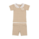 Raised Stripe Two-Piece Set