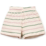 Kids Textured Striped Shorts