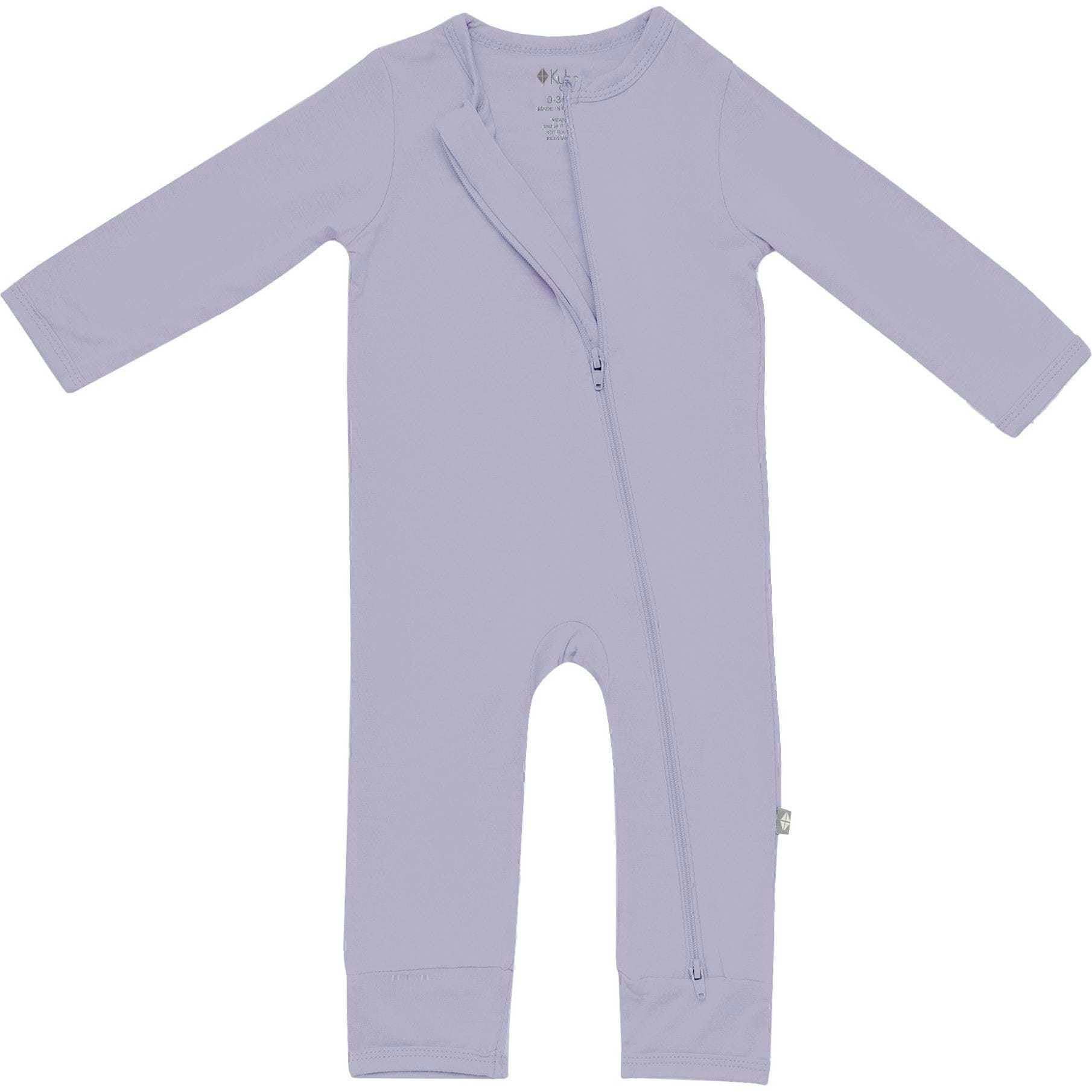 Zippered Romper, Taro