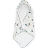 Infant Hooded Towel - Peacock