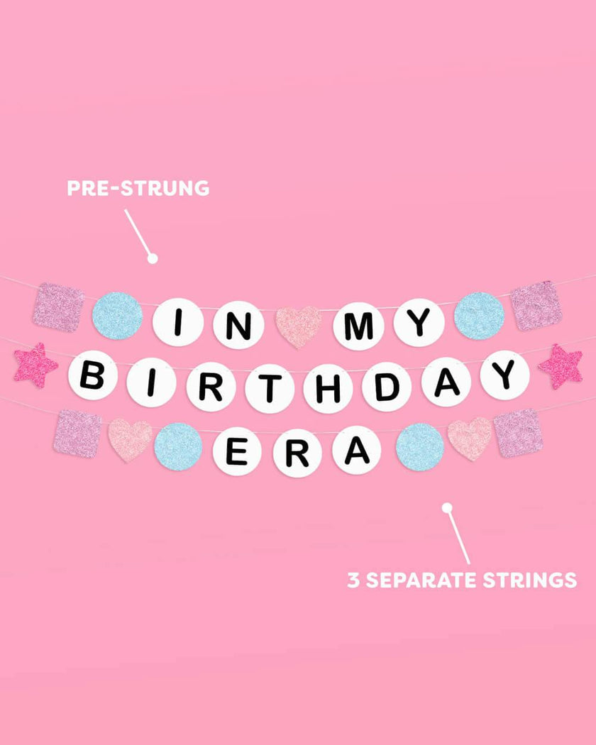 Bday Era Banner - friendship bracelet banner