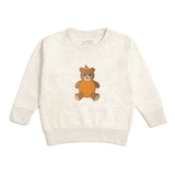 Pumpkin Teddy Bear Patch Sweatshirt