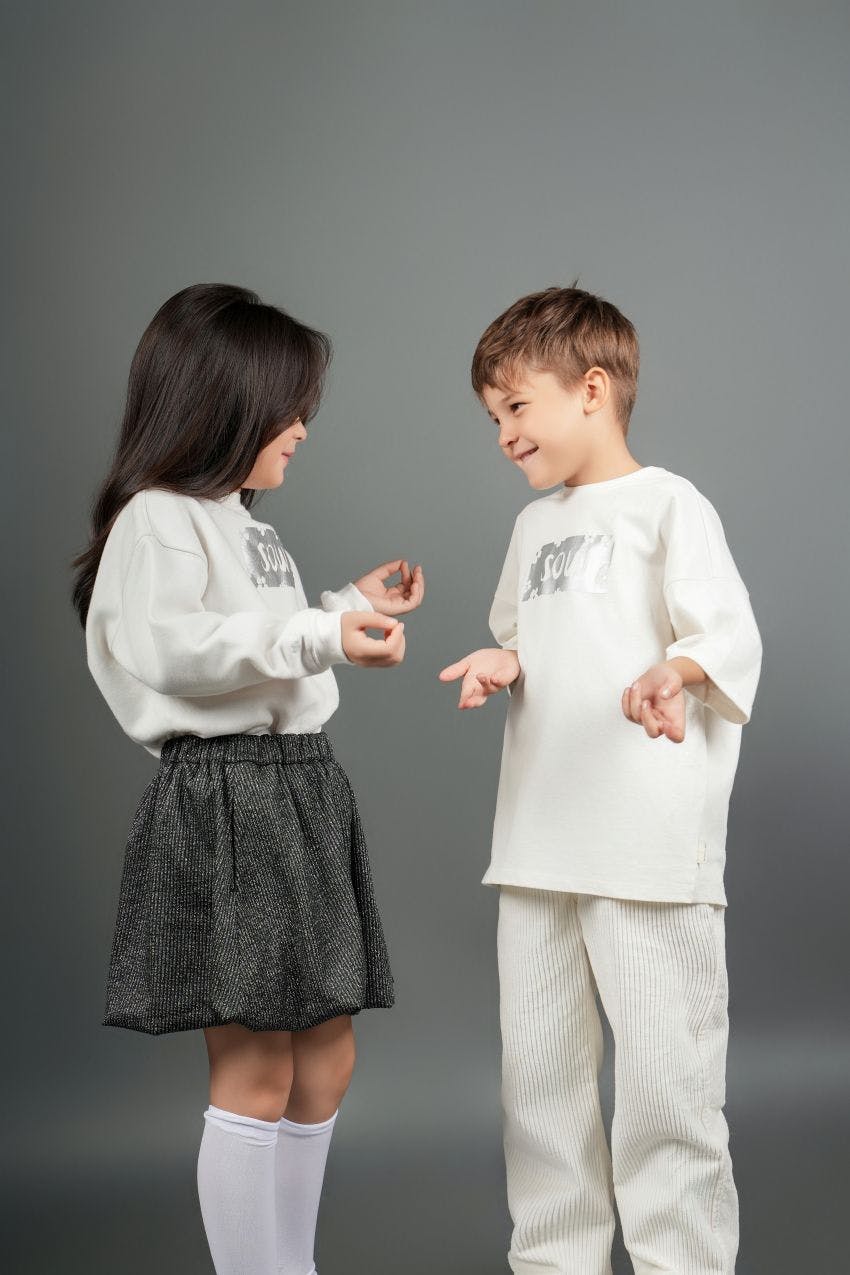 Relaxed Organic Cotton T-Shirt With SOW Print