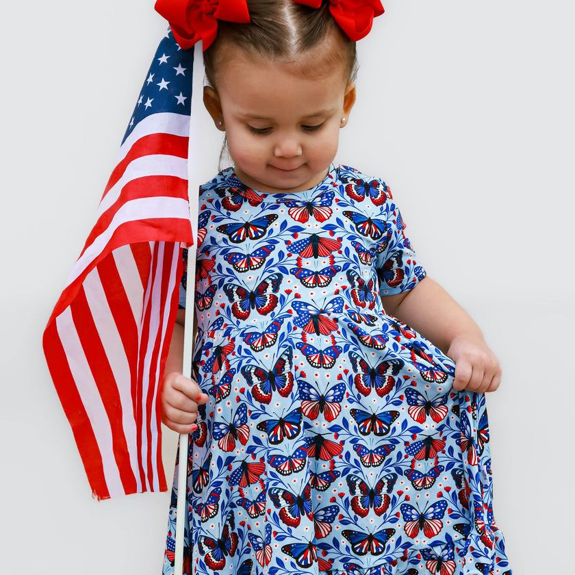 Liberty Wings Twirl Dress