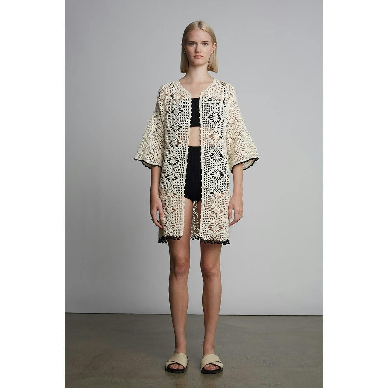 VIOLET CROCHET COVER UP | IVORY