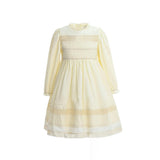 Ivory Pintuck & Lace Dress