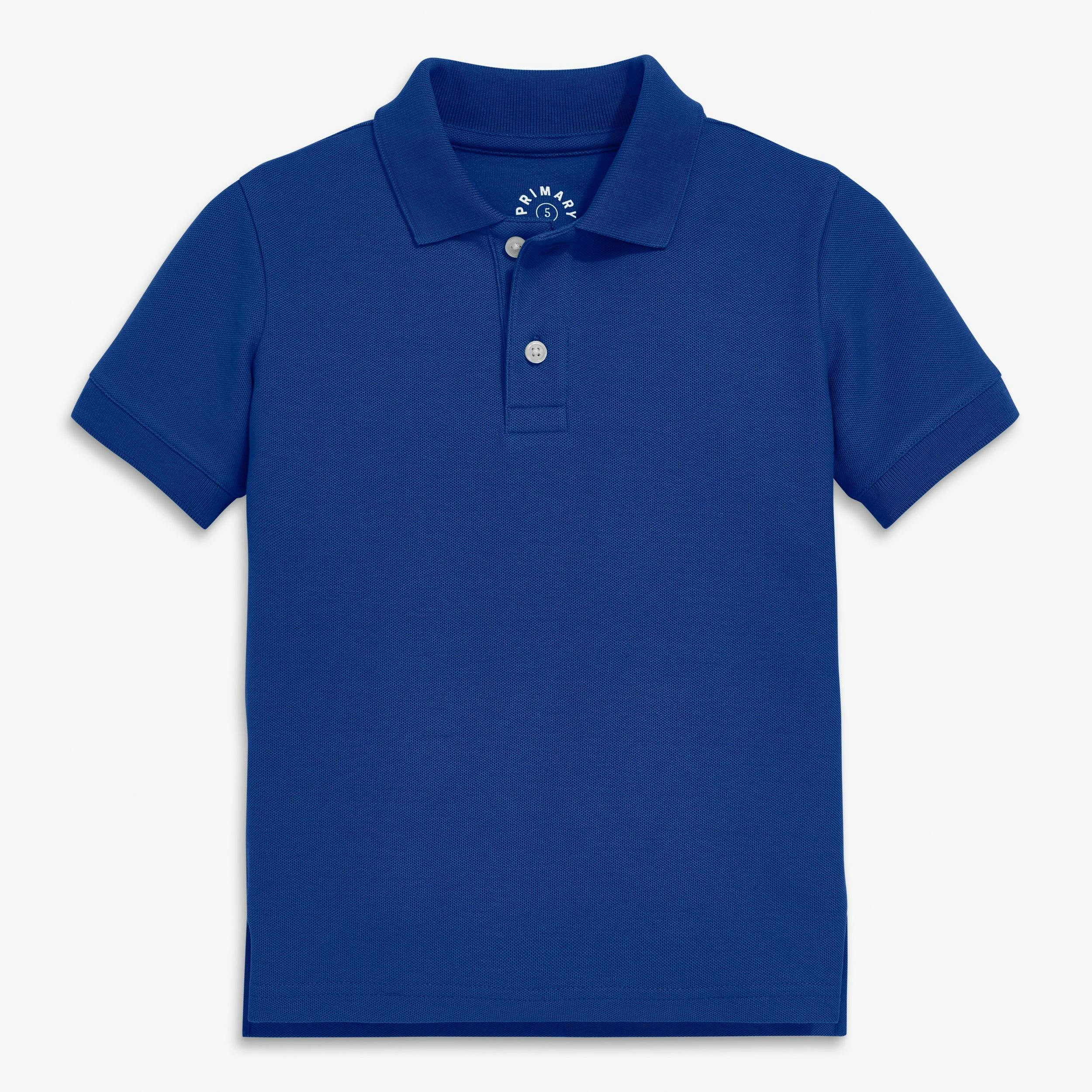 Kids short sleeve pique polo