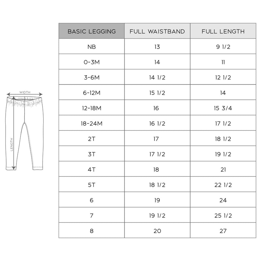 Girl's Basic Leggings