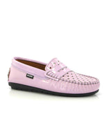 032 Walkers - violet patent with hearts