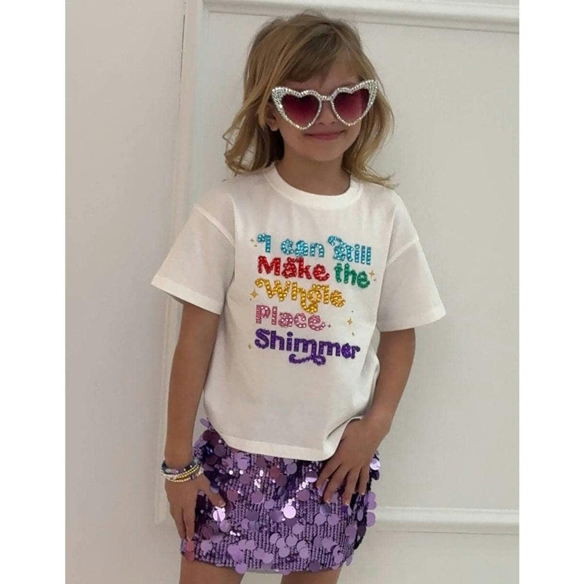 Shimmer Rainbow Gem Crystal T-shirt