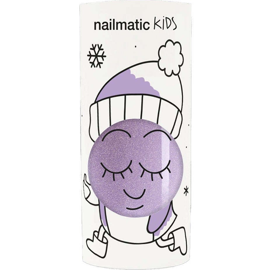 Nail Polish for Kids GLITTER SINGLE PIGLOU Purple Glitter