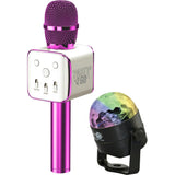 Party2-Go Karaoke Mic Disco Ball Combo