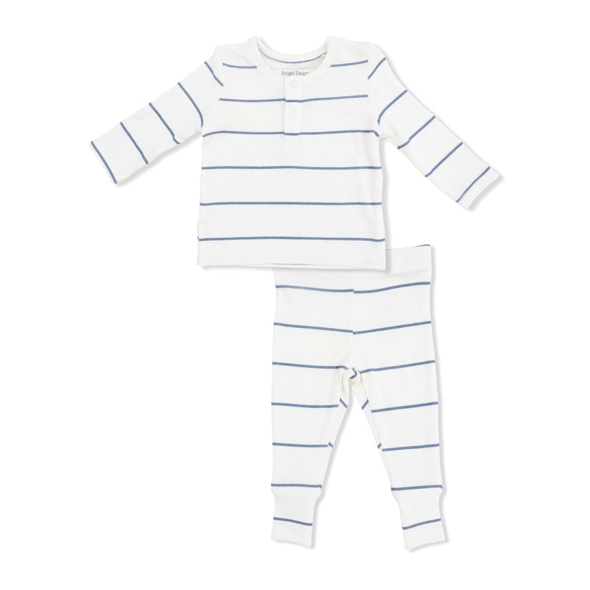 Vintage Stripe - Long Sleeve Henley and Pant