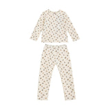 Cream Acorn Cotton Pajama Set