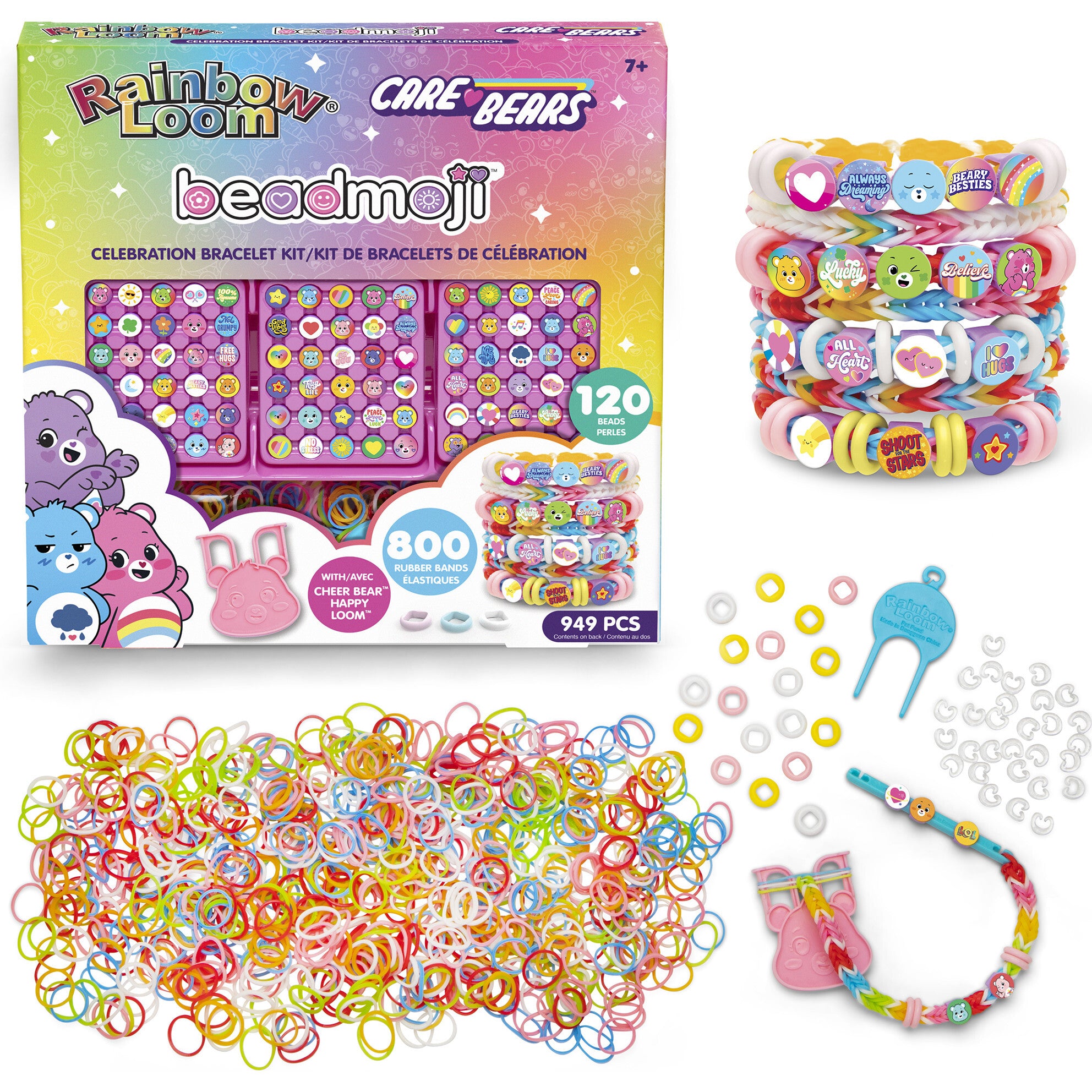Beadmoji:Celebration Bracelet Kit - Care Bears