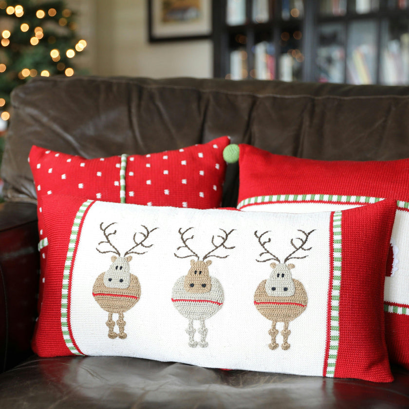 Round Applique Pillow