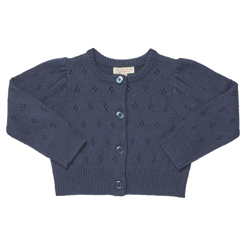 Girls Connie Sweater - Navy