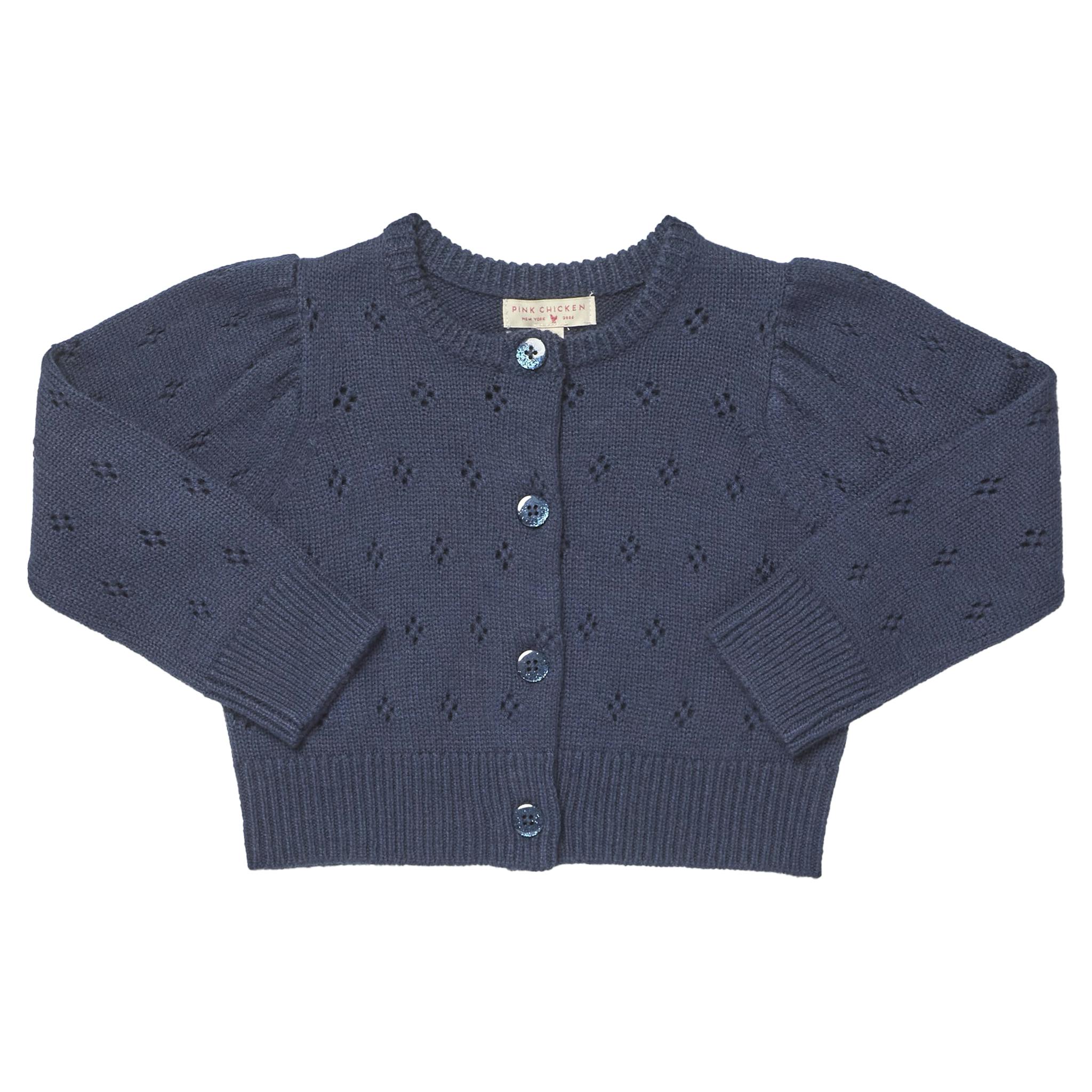 Girls Connie Sweater - Navy