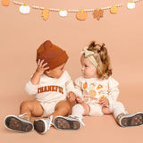 Thankful Cutie Thanksgiving Long Sleeve Romper