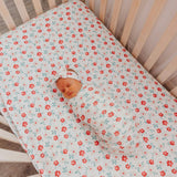Premium Knit Fitted Crib Sheet - Noel