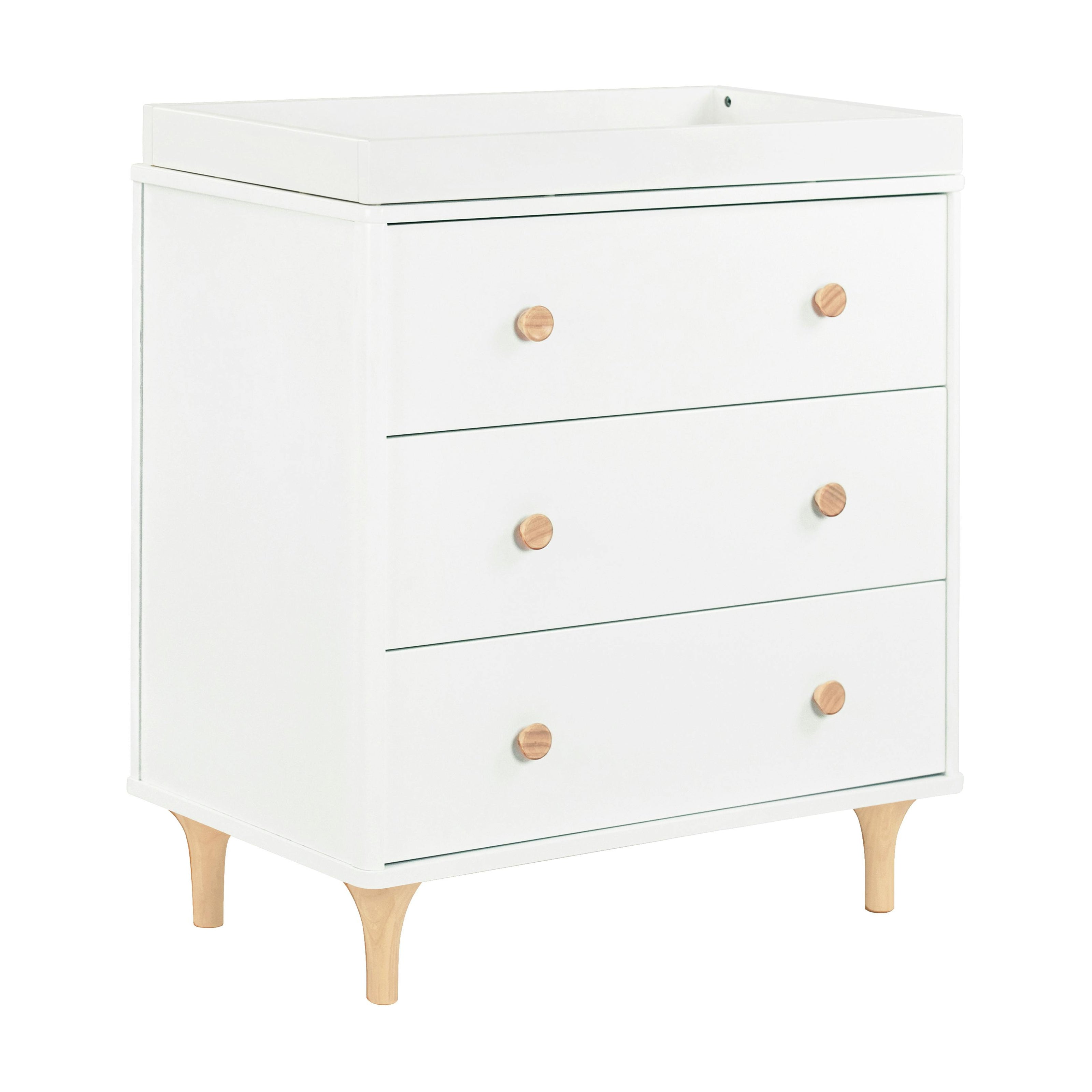 Lolly 3-Drawer Compact Changer Dresser with Removable Changing Tray (34