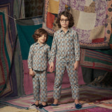 Kids Frankie Shirt and Frankie Pants High Vibrations Blue